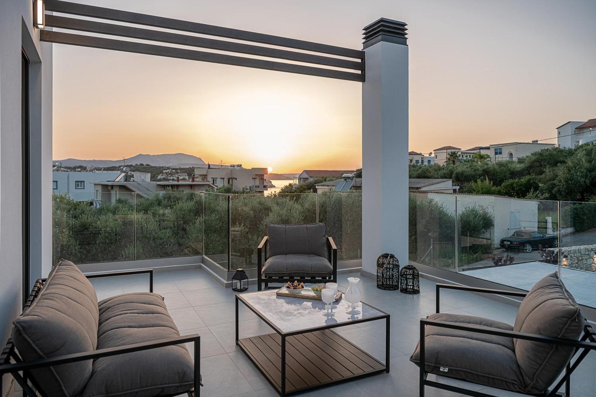 Avrilia Seaside Villa Heated Pool Almirída Luaran gambar