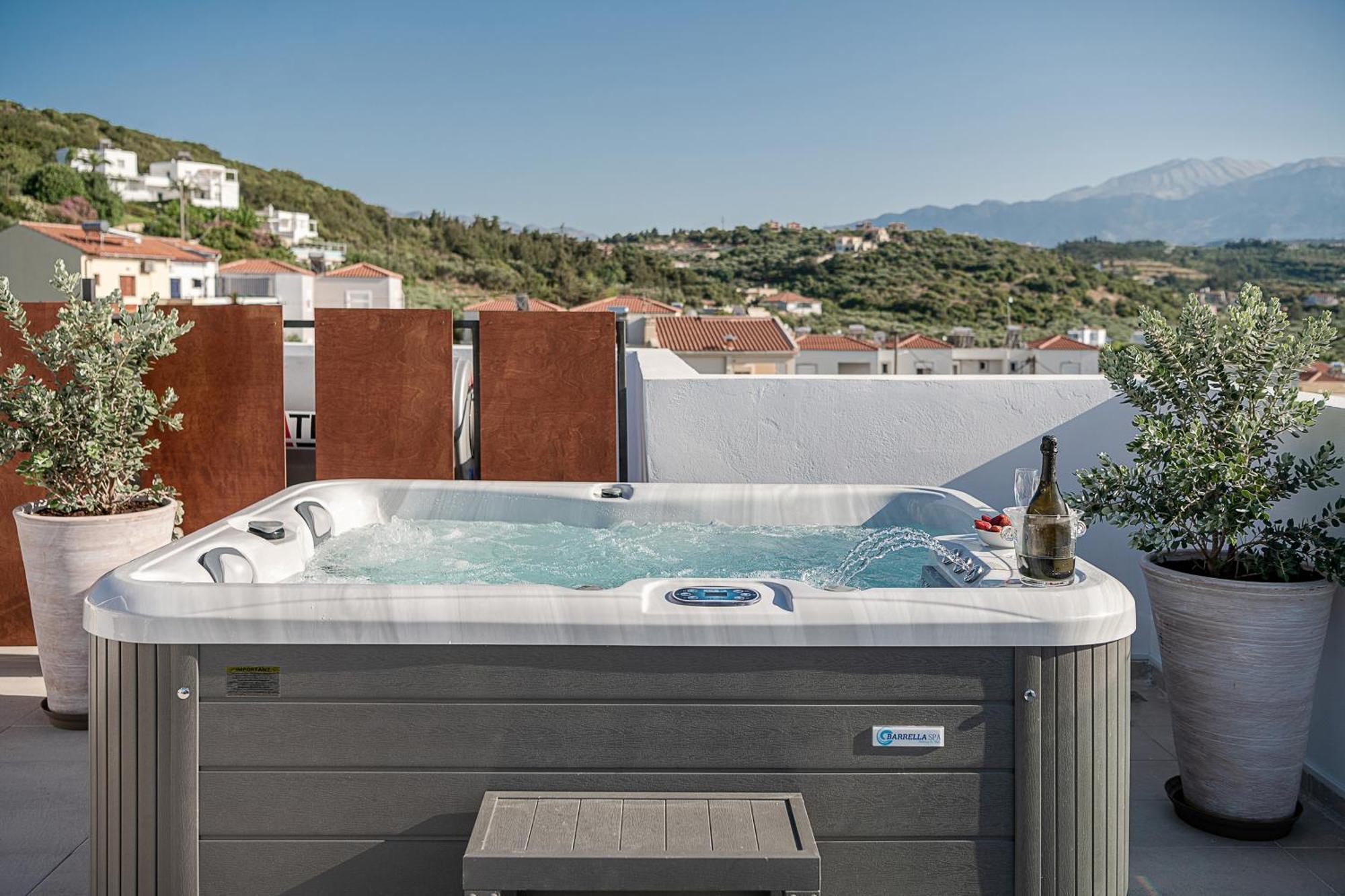 Avrilia Seaside Villa Heated Pool Almirída Luaran gambar