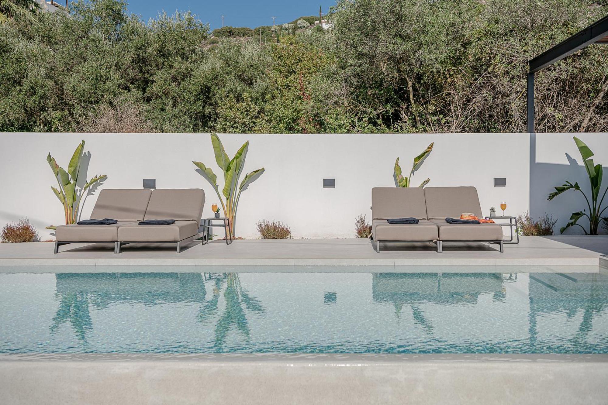 Avrilia Seaside Villa Heated Pool Almirída Luaran gambar